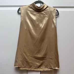 Vintage Dina Ariel Metallic Cowl Neck Tank